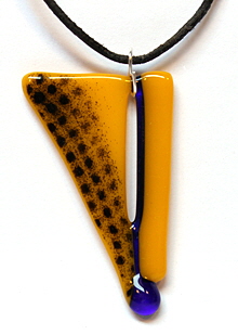 ElfenGlas� Fusing-Kurs 30.10.2013 - Glasanh�nger am Lederhalsband