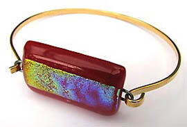 ElfenGlas�-Serie LEA - Armspangen - sportlich eleganter Glasschmuck in Juwelier-Qualit�t