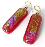 ElfenGlas�-Serie ODETTE - Ohrh�nger - sportlich eleganter Glasschmuck in Juwelier-Qualit�t