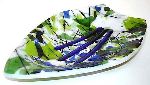 Glasschale Blattform - ElfenGlas� Fusing-Kurs